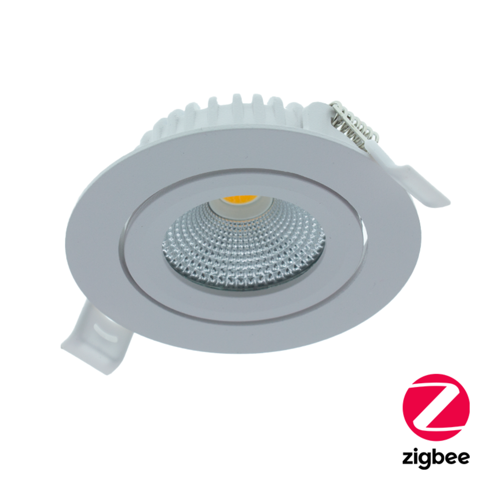 LCB LED LED Inbouwspot IP65 - 82MM Wit - 5W - RGB+CCT | Zigbee | Zaagmaat Ø68-75mm Triac Dimbaar - Inclusief Lasdoos LCB LED LED Inbouwspot IP65 - 82MM Wit - 5W - RGB+CCT | Zigbee | Zaagmaat Ø68-75mm Triac Dimbaar - Inclusief Lasdoos