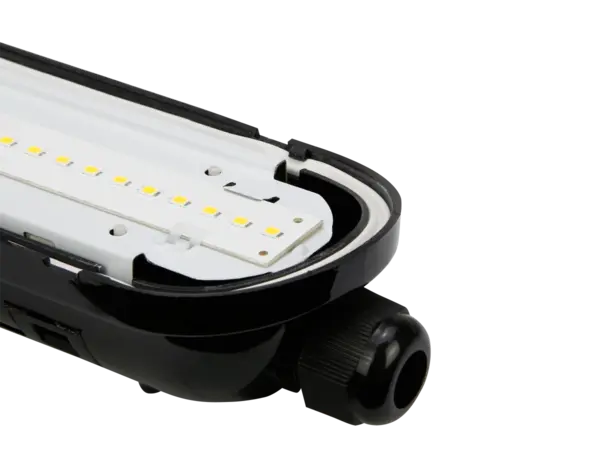 LED line LED Montagebalk - IP65 - 120cm Zwart - LINKER TRI-PROOF - 40W 6000lm - 4000K 840 Helder Wit | IK08 5 jaar LED line LED Montagebalk - IP65 - 120cm Zwart - LINKER TRI-PROOF - 40W 6000lm - 4000K 840 Helder Wit | IK08 5 jaar