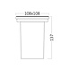LED Grondspot - GU10 - Inbouw - IP67 - 230V - 108x108mm - Nikkel - vierkant LED Grondspot - GU10 - Inbouw - IP67 - 230V - 108x108mm - Nikkel - vierkant