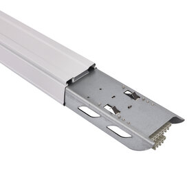 Basis Profiel - DALI  Lichtlijn Spanningsrail Draagprofiel + Koppelstuk - Sirius Wit | 1.5 Meter - 8-aderig 2,5mm²