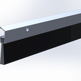 Ellen Ellen borstelstrip - IBS - 2200 mm - aluminium