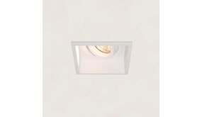 LCB LED Europe Inbouwspot armatuur IP20 - Vierkant REX 92MM - Matt Wit - 1-Lichts | GU10 Fitting - Kantelbaar 30° - Zaagmaat 86MM LCB LED Europe Inbouwspot armatuur IP20 - Vierkant REX 92MM - Matt Wit - 1-Lichts | GU10 Fitting - Kantelbaar 30° - Zaagmaat 86MM