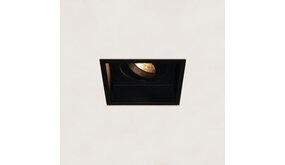 LCB LED Inbouwspot armatuur IP20 - Vierkant REX 92MM - Zwart - 1-Lichts | GU10 Fitting - Kantelbaar 30° - Zaagmaat 86MM LCB LED Inbouwspot armatuur IP20 - Vierkant REX 92MM - Zwart - 1-Lichts | GU10 Fitting - Kantelbaar 30° - Zaagmaat 86MM