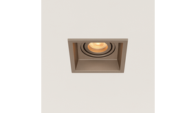 LCB LED Inbouwspot armatuur IP20 - Vierkant REX 92MM - Champagne - 1-Lichts | GU10 Fitting - Kantelbaar 30° - Zaagmaat 86MM LCB LED Inbouwspot armatuur IP20 - Vierkant REX 92MM - Champagne - 1-Lichts | GU10 Fitting - Kantelbaar 30° - Zaagmaat 86MM