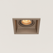 LCB LED Inbouwspot armatuur IP20 - Vierkant REX 92MM - Champagne - 1-Lichts | GU10 Fitting - Kantelbaar 30° - Zaagmaat 86MM LCB LED Inbouwspot armatuur IP20 - Vierkant REX 92MM - Champagne - 1-Lichts | GU10 Fitting - Kantelbaar 30° - Zaagmaat 86MM