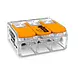 WAGO 3-Voudige Wago Verbindingsklem - 0.5-6mm2 Soepel en massief | 30 stuks - Type 221-613 WAGO 3-Voudige Wago Verbindingsklem - 0.5-6mm2 Soepel en massief | 30 stuks - Type 221-613