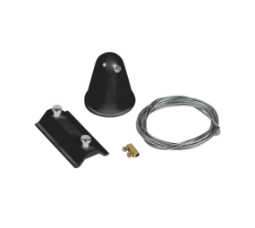 LCB LED Europe  1-FASE Spanningsrail Toebehoren - Pendelset 1 Meter - Zwart