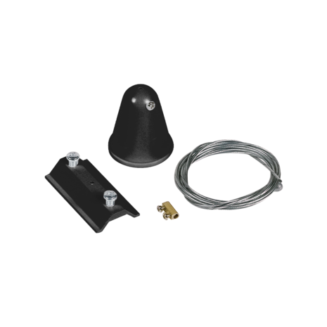 LCB LED Europe  1-FASE Spanningsrail Toebehoren - Pendelset 1 Meter - Zwart