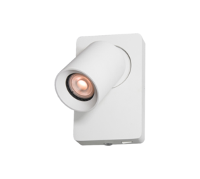 Artdelight LED Bedlamp / Wandlamp - Richtspot MEGANO Wit - 5W 450Lm - 3000K 830 Warm wit | GU10 Fitting - Met USB A + C oplaadpunt