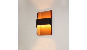 Artdelight LED Wandlamp IP65 - Up Down light - Zwart -2x 755lm - 2700K - Dimbaar | 5 jaar garantie