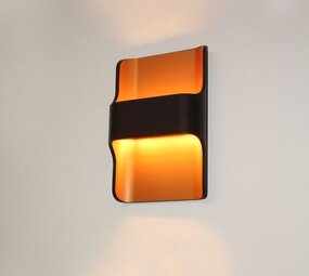 Artdelight LED Wandlamp IP65 - Up Down light - Zwart -2x 755lm - 2700K - Dimbaar | 5 jaar garantie