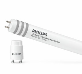 Philips LED Verlichting | Officieel distributeur LED Buis T8 CorePro (UN) High Output 18W 2000lm - 840 Koel Wit | 120cm - Vervangt 36W