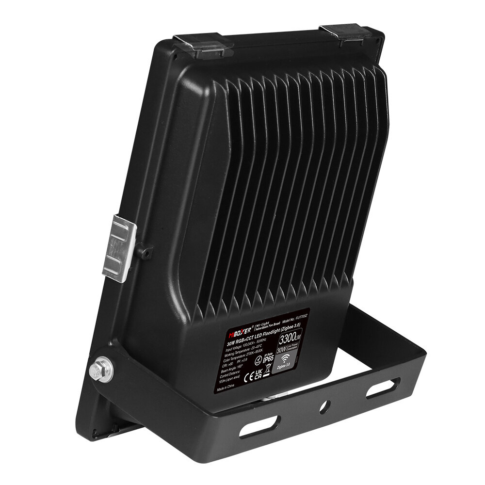 LCB LED Europe  LED Schijnwerper - 30W RGB+CCT LED-schijnwerper (Zigbee 3.0) - Waterdicht IP65