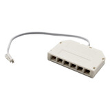 LED Voedingsadapter meubel - Splitter 6-voudig
