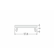 Topmet LED Strip profiel - Diagonaal 14 F/TY - Afdekkap Opaal melk wit - 2000 mm Topmet LED Strip profiel - Diagonaal 14 F/TY - Afdekkap Opaal melk wit - 2000 mm