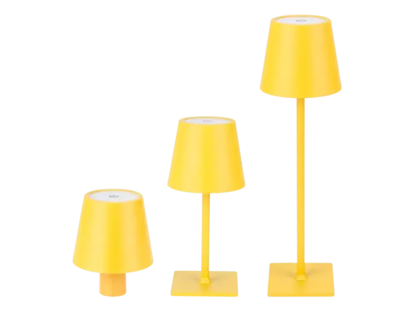 LED line verlichting - Betaalbare Professionele LED Oplossingen LED Tafellamp IP54 – TAZA 3,5W – 400Lm – CCT 3000K/4000K/5000K – Geel – 2x2000mAh Accu – 4in1 LITE | Draagbaar & Oplaadbaar Werklicht voor Binnen/Buiten
