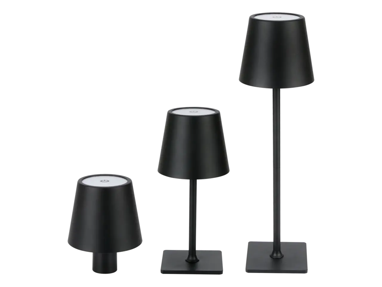 LED line verlichting - Betaalbare Professionele LED Oplossingen LED Tafellamp IP54 – TAZA 3,5W – 400Lm – CCT 3000K/4000K/5000K – Zwart – 2x2000mAh Accu – 4in1 LITE | Draagbaar & Oplaadbaar Werklicht voor Binnen/Buiten