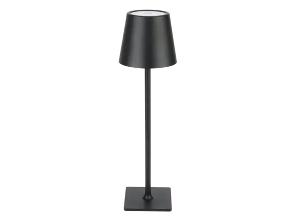 LED line verlichting - Betaalbare Professionele LED Oplossingen LED Tafellamp IP54 – TAZA 3,5W – 400Lm – CCT 3000K/4000K/5000K – Zwart – 2x2000mAh Accu – 4in1 LITE | Draagbaar & Oplaadbaar Werklicht voor Binnen/Buiten