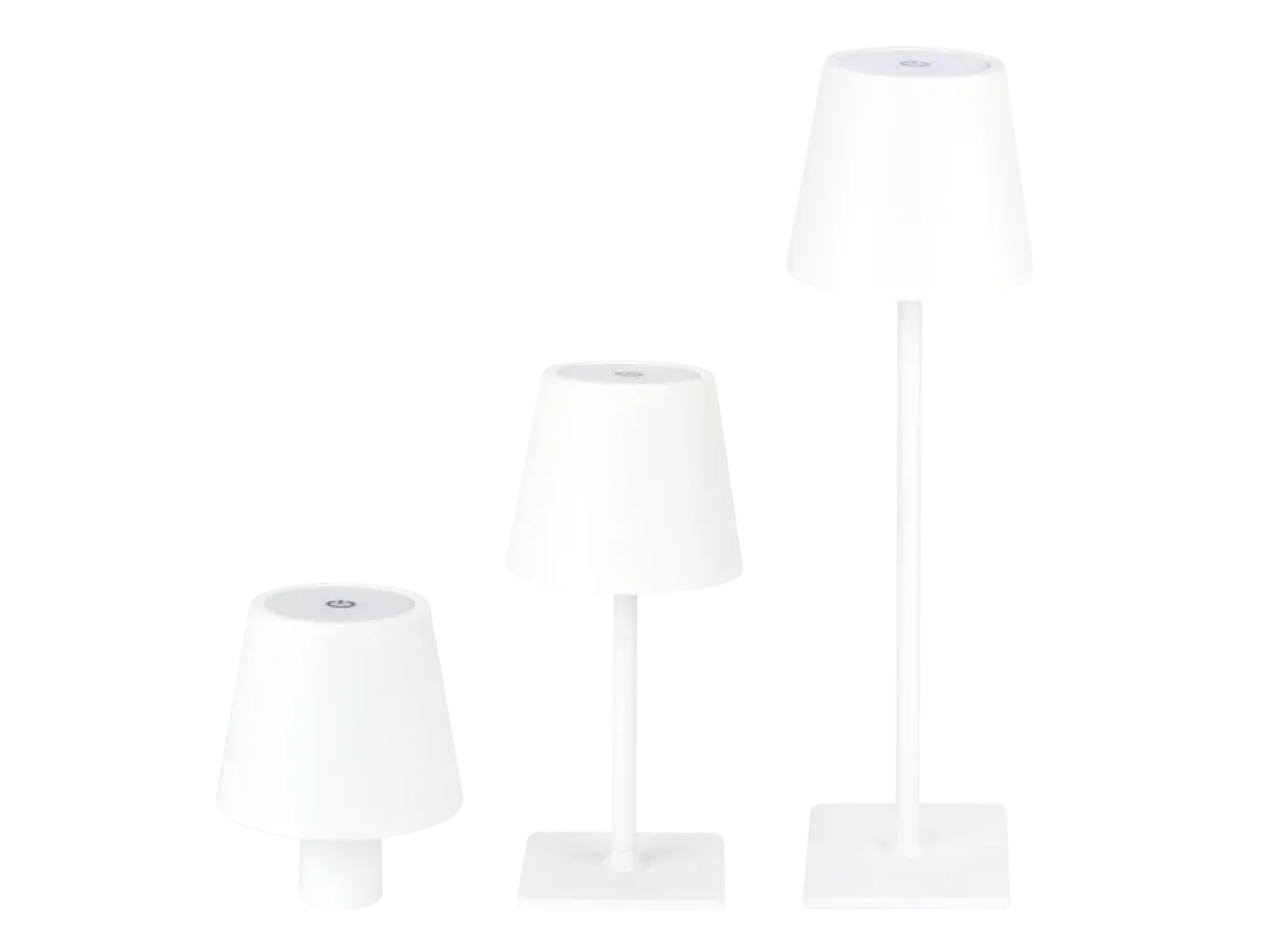 LED line verlichting - Betaalbare Professionele LED Oplossingen LED Tafellamp IP54 – TAZA 3,5W – 400Lm – CCT 3000K/4000K/5000K – Wit – 2x2000mAh Accu – 4in1 LITE | Draagbaar & Oplaadbaar Werklicht voor Binnen/Buiten