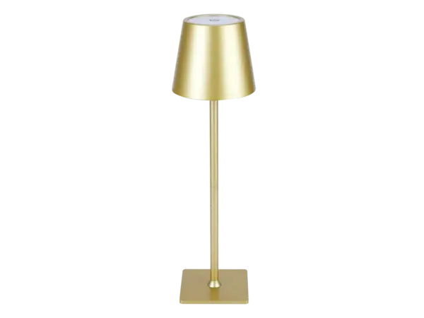 LED line verlichting - Betaalbare Professionele LED Oplossingen LED Tafellamp IP54 – TAZA 3,5W – 400Lm – CCT 3000K/4000K/5000K – Goud – 2x2000mAh Accu – 4in1 LITE | Draagbaar & Oplaadbaar Werklicht voor Binnen/Buiten