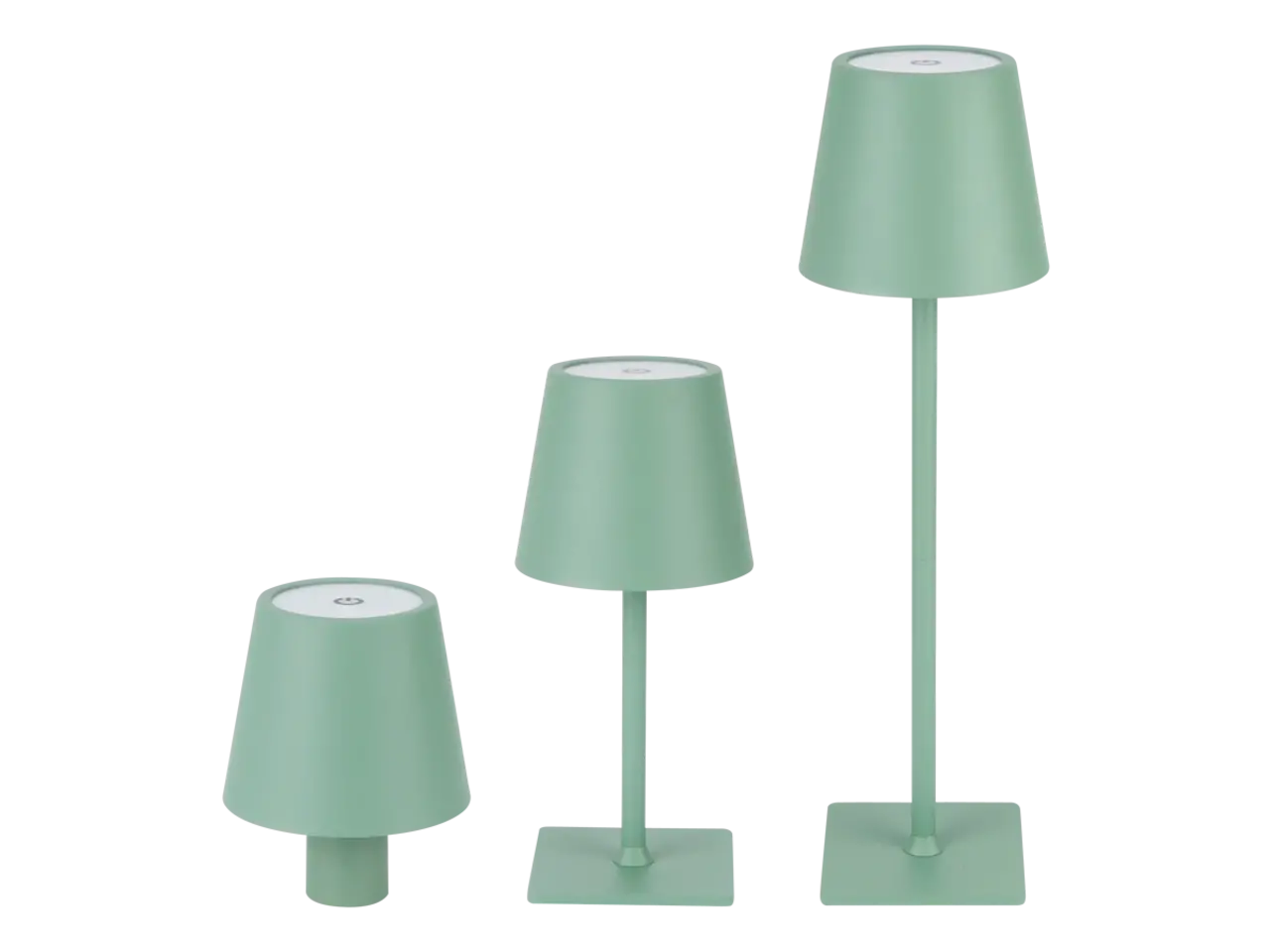 LED line verlichting - Betaalbare Professionele LED Oplossingen LED Tafellamp IP54 – TAZA 3,5W – 400Lm – CCT 3000K/4000K/5000K – Groen – 2x2000mAh Accu – 4in1 LITE | Draagbaar & Oplaadbaar Werklicht voor Binnen/Buiten