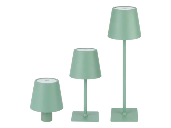 LED line verlichting - Betaalbare Professionele LED Oplossingen LED Tafellamp IP54 – TAZA 3,5W – 400Lm – CCT 3000K/4000K/5000K – Groen – 2x2000mAh Accu – 4in1 LITE | Draagbaar & Oplaadbaar Werklicht voor Binnen/Buiten