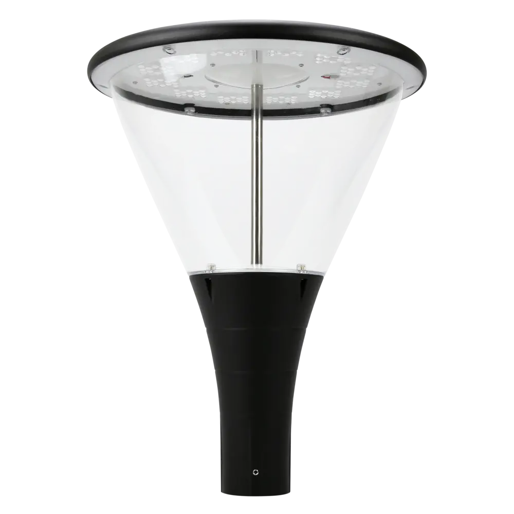 LED line verlichting - Betaalbare Professionele LED Oplossingen LED Straatverlichting Zwart - Paaltop armatuur -  Premium Park luminaire Nolina  - 30W 4500Lm - 4000K 840 Koel Wit