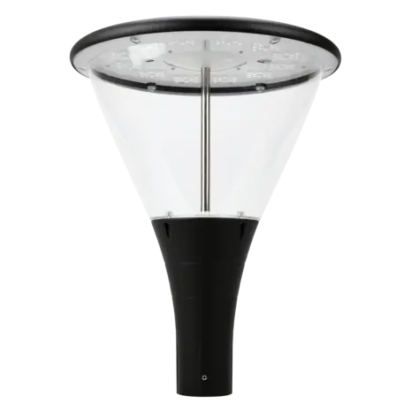 LED line verlichting - Betaalbare Professionele LED Oplossingen LED Straatverlichting Zwart - Paaltop armatuur -  Premium Park luminaire Nolina  - 30W 4500Lm - 4000K 840 Koel Wit