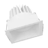 Ledvance Zakelijk: Professionele LED Verlichting & Armaturen LED Inbouwspot - Vierkant - Kantelbaar - 8W 650lm - 3000K Warm Wit - Wit Armatuur | IP20 - Zaagmaat Ø68mm - SPOT SQUARE DK ADJ