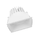 LED Inbouwspot - Vierkant - Kantelbaar - 8W 650lm - 3000K Warm Wit - Wit Armatuur | IP20 - Zaagmaat Ø68mm - SPOT SQUARE DK ADJ LED Inbouwspot - Vierkant - Kantelbaar - 8W 650lm - 3000K Warm Wit - Wit Armatuur | IP20 - Zaagmaat Ø68mm - SPOT SQUARE DK ADJ