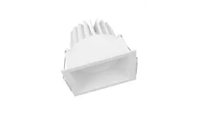 Ledvance Zakelijk: Professionele LED Verlichting & Armaturen | voor de installateur LED Inbouwspot - Vierkant - Kantelbaar - 8W 650lm - 3000K Warm Wit - Wit Armatuur | IP20 - Zaagmaat Ø68mm - SPOT SQUARE DK ADJ
