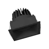 LED Inbouwspot - Vierkant - Kantelbaar - 8W 650lm - 3000K Warm Wit - Zwart Armatuur | IP20 - Zaagmaat Ø68mm - SPOT SQUARE DK ADJ LED Inbouwspot - Vierkant - Kantelbaar - 8W 650lm - 3000K Warm Wit - Zwart Armatuur | IP20 - Zaagmaat Ø68mm - SPOT SQUARE DK ADJ