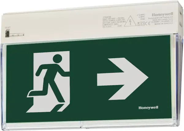 Honeywell LED Noodverlichting Armatuur - IP65 - MultiLED PRO Combi ST - 230V Inclusief Pictogram Pikt 138u -Continu/Niet-Continu - 3W - 5000K Koel Wit | Type Opbouw/Inbouw Honeywell LED Noodverlichting Armatuur - IP65 - MultiLED PRO Combi ST - 230V Inclusief Pictogram Pikt 138u -Continu/Niet-Continu - 3W - 5000K Koel Wit | Type Opbouw/Inbouw