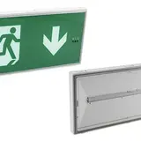 Honeywell LED Noodverlichting Armatuur - IP42 - ImPerLED Combi E ST - 230V Inclusief Pictogram Pikt 138u - Continu/Niet-Continu - 3W - 5000K Koel Wit | Type Opbouw