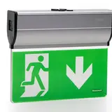 Honeywell LED Noodverlichting Vluchtwegarmatuur - ExiLED M ST - 40m Bereik - 230V Inclusief Pictogram Pikt 138u - Continu/Niet-Continu - Opbouw/Inbouw - IP20 - 5000K Koel Wit