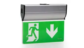 Honeywell LED Noodverlichting Vluchtwegarmatuur - ExiLED M ST - 40m Bereik - 230V Inclusief Pictogram Pikt 138u - Continu/Niet-Continu - Opbouw/Inbouw - IP20 - 5000K Koel Wit Honeywell LED Noodverlichting Vluchtwegarmatuur - ExiLED M ST - 40m Bereik - 230V Inclusief Pictogram Pikt 138u - Continu/Niet-Continu - Opbouw/Inbouw - IP20 - 5000K Koel Wit