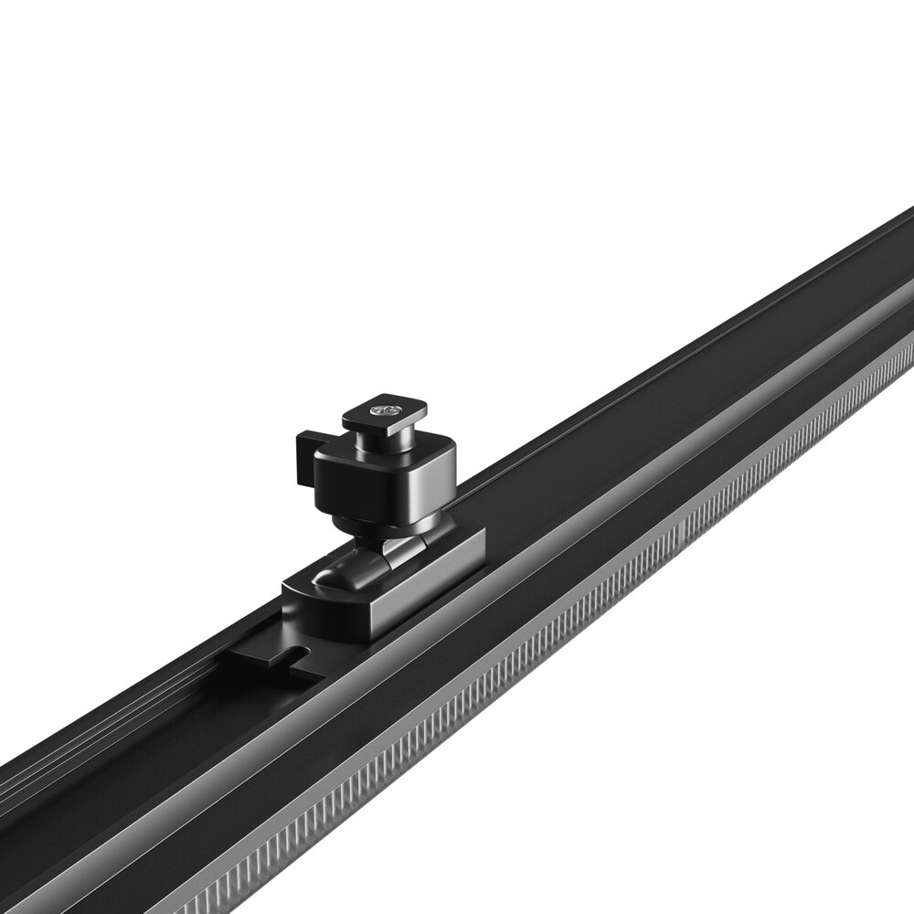 Spectrum voor de installateur LED Montagebalk –  OPTIBAR CCT – 12‑42W – 3000K/4000K/6000K – 90° Bundel – CRI>90 – 1200×60×90mm – IP20 – Zwart – 230V – 5 Jaar Garantie | Geschikt voor 3-Fase Railmontage