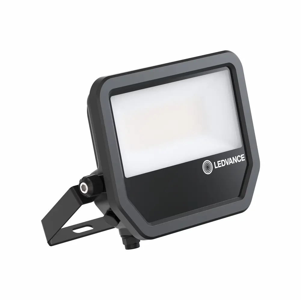 Ledvance Zakelijk: Professionele LED Verlichting & Armaturen LED Breedstraler GEN 4 Zwart 41W 6000lm 100D - 840 Koel Wit | IP66 - Symmetrisch - Vervangt 100W
