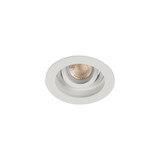 Kanlux Inbouwspot armatuur IP20 - ARET 100MM Wit - GU10 Fitting | Zaagmaat 90MM - Kantelbaar 20° - Geschikt voor Hue Kanlux Inbouwspot armatuur IP20 - ARET 100MM Wit - GU10 Fitting | Zaagmaat 90MM - Kantelbaar 20° - Geschikt voor Hue