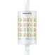 Philips LED Verlichting | Officieel distributeur Corepro LEDlineair R7s 78mm 7W 950lm - 830 Warm Wit | Vervangt 60W