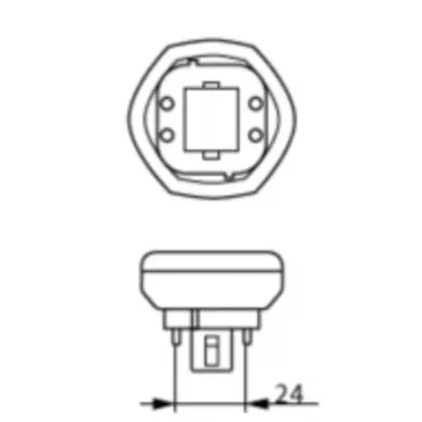 Philips LED PL-T CorePro Lamp - HF - 6.5W - 830 Warm Wit - 4P - GX24q-2 Philips LED PL-T CorePro Lamp - HF - 6.5W - 830 Warm Wit - 4P - GX24q-2
