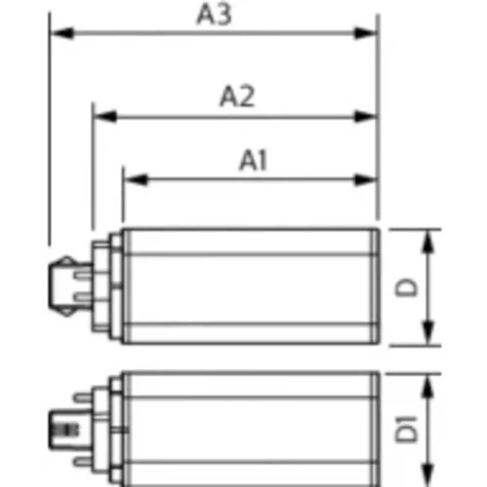Philips LED Verlichting | Officieel Assortiment Signify Professional. LED PL-T CorePro Lamp - HF - 6.5W - 830 Warm Wit - 4P - GX24q-2