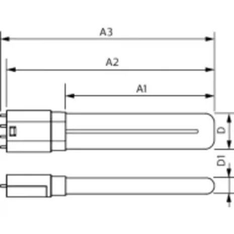 Philips LED Verlichting | Officieel distributeur LED PL-L CorePro Lamp - EM/Mains - 8W - 830 Warm Wit - 4P