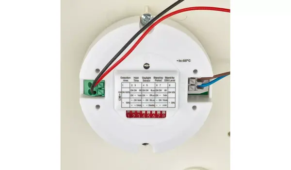 Philips LED Verlichting | Officieel distributeur LED Bulkhead - Ledinaire - WL055V - Wit - IP65 - 6w 630lm - 4000K Koel Wit - 374x150mm | Bewegingssensor