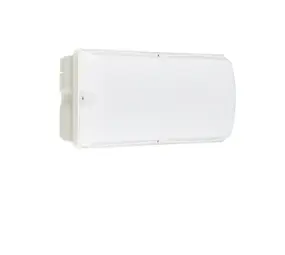 Philips LED Verlichting | Officieel distributeur LED Bulkhead - Ledinaire - WL055V - Wit - IP65 - 6W 600lm - 3000K Warm Wit - 374x150mm | Bewegingssensor