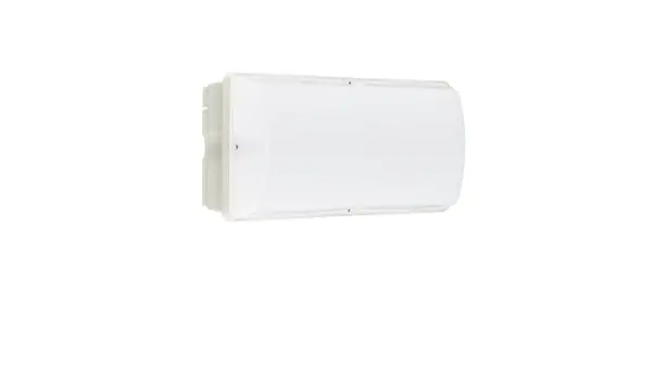Philips LED Bulkhead - Ledinaire - WL055V - Wit - IP65 - 6W 600lm - 3000K Warm Wit - 374x150mm | Bewegingssensor Philips LED Bulkhead - Ledinaire - WL055V - Wit - IP65 - 6W 600lm - 3000K Warm Wit - 374x150mm | Bewegingssensor