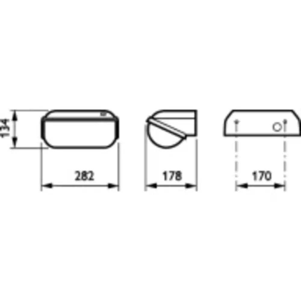LED Beveiliging Coreline BWC120 Wit 14W 1800lm - 830 Warm Wit | 282x178mm - IP54 - Lichtsensor LED Beveiliging Coreline BWC120 Wit 14W 1800lm - 830 Warm Wit | 282x178mm - IP54 - Lichtsensor