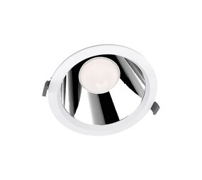 Ledvance Zakelijk: Professionele LED Verlichting & Armaturen DALI LED Downlight IP44 - 215MM Comfort Aluminium Wit -  30W 3600Lm - 930-940 Multi Color Switch | Zaagmaat 200MM - DALI2 Dimbaar