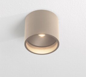 Artdelight Dimbare LED  Opbouwspot IP20  - Rond Champagne - 7W 805Lm - 2700K  927 Warm Wit  | TRIAC DIM