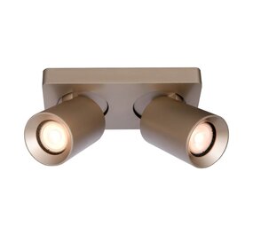 Artdelight LED Plafondspot Megano - Champagne - GU10 Fitting - 2 Voudig | 5 jaar garantie